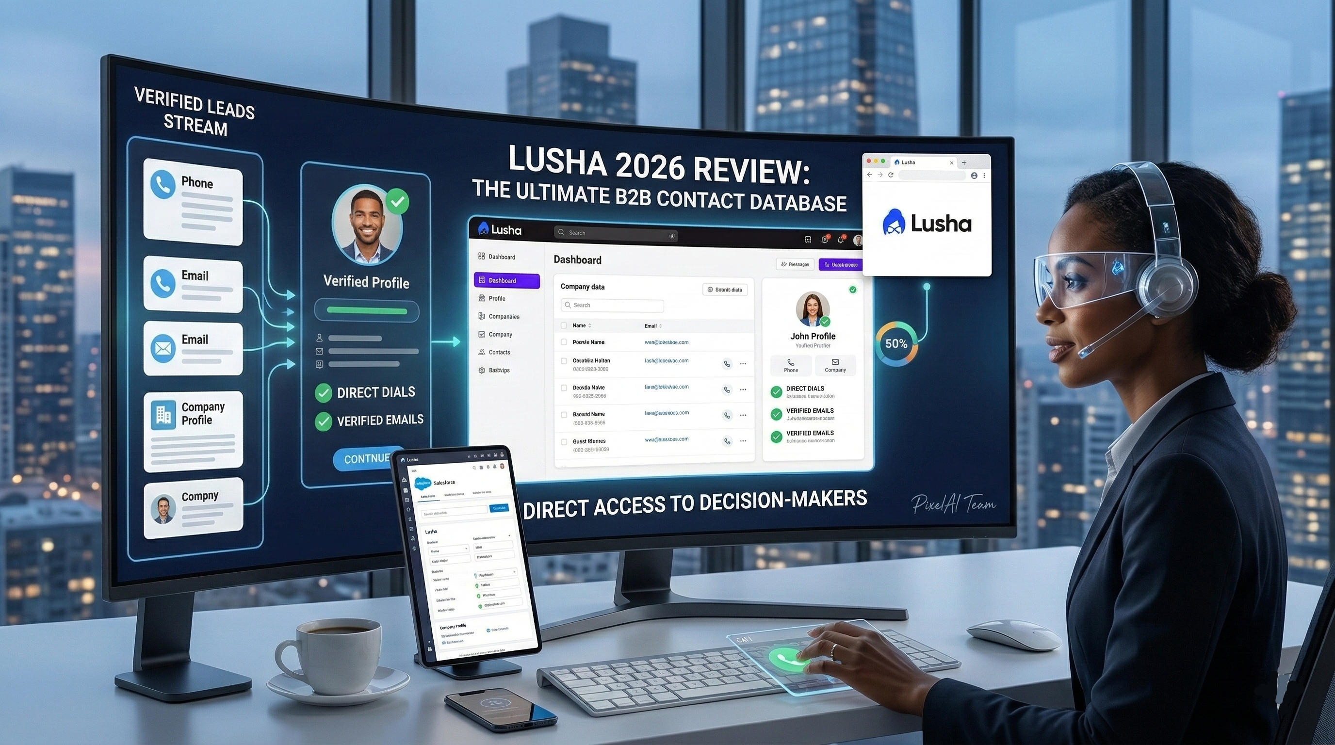 Lusha Review 2026: The Ultimate B2B Contact Database for Sales Teams?